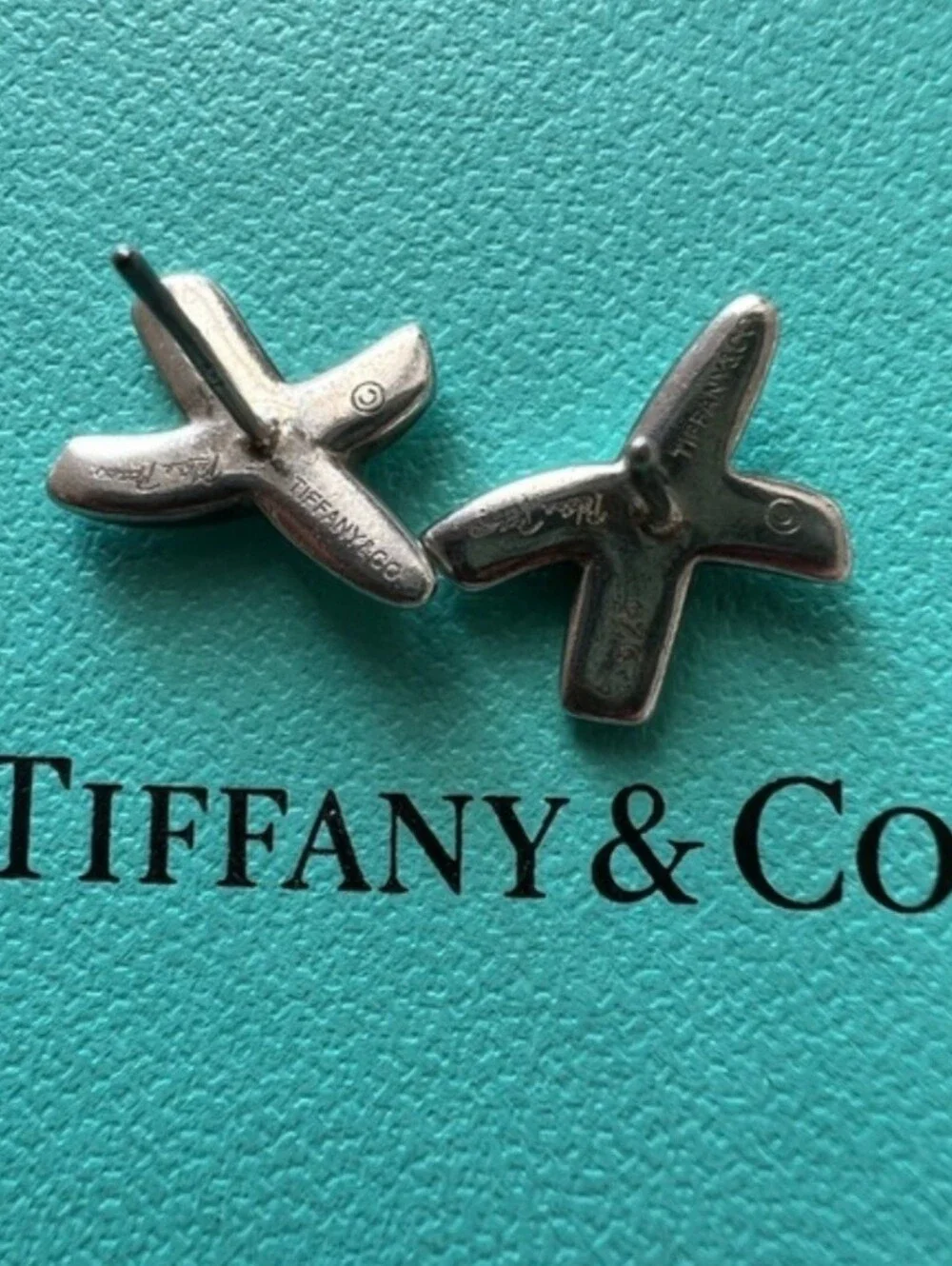 Tiffany & Co. Paloma Picasso X Silver Earrings